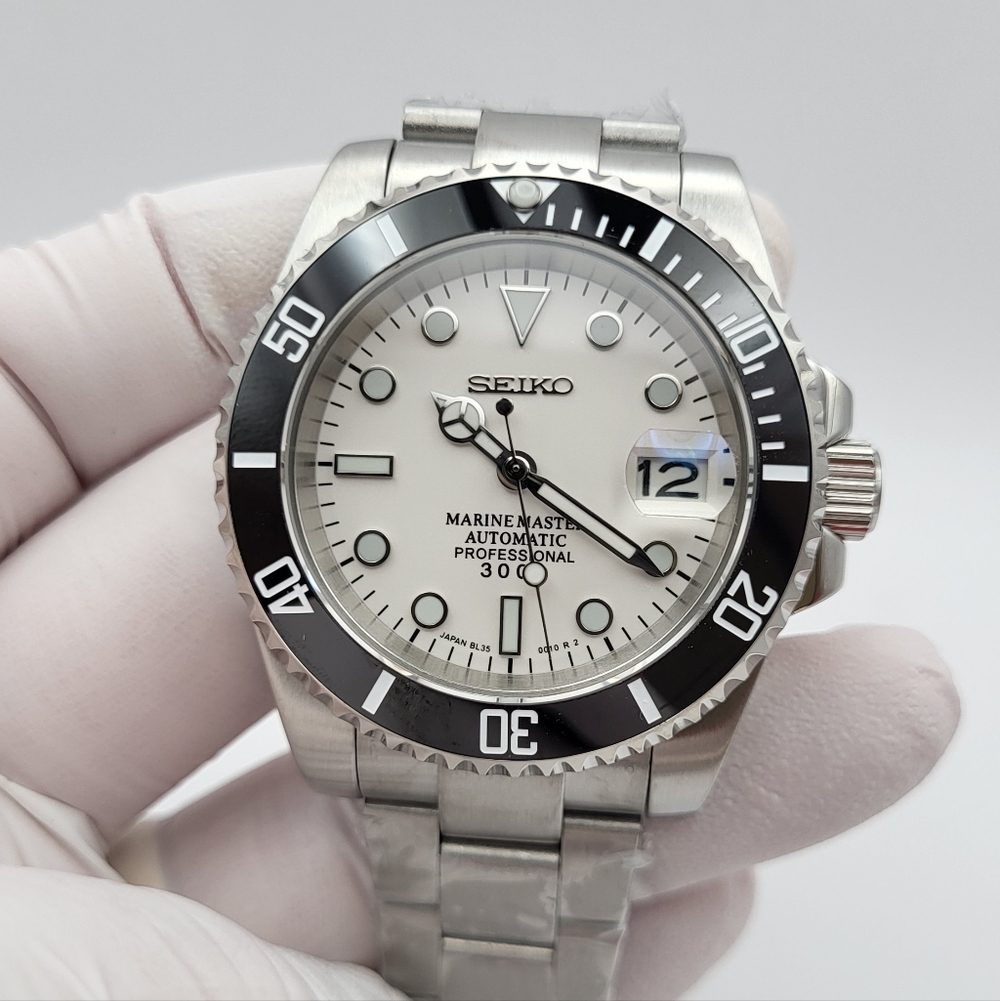 New Custom SeikoMod 40mm Automatic Dive Watch